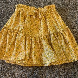 Floral Mini skirt